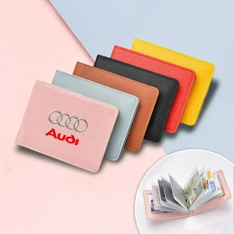 Men Women Portable Car Logo Wallets Driver License Bank Card Purses Photo Bag For Audi A3 A4 B8 8P 8V A6 C7 A5 Q5 B7 B6 B9 Q7 A1
Men Women Portable Car Logo Wallets Driver License Bank Card Purses Photo Bag For Audi A3 A4 B8 8P 8V A6 C7 A5 Q5 B7 B6 B9 Q7 A1