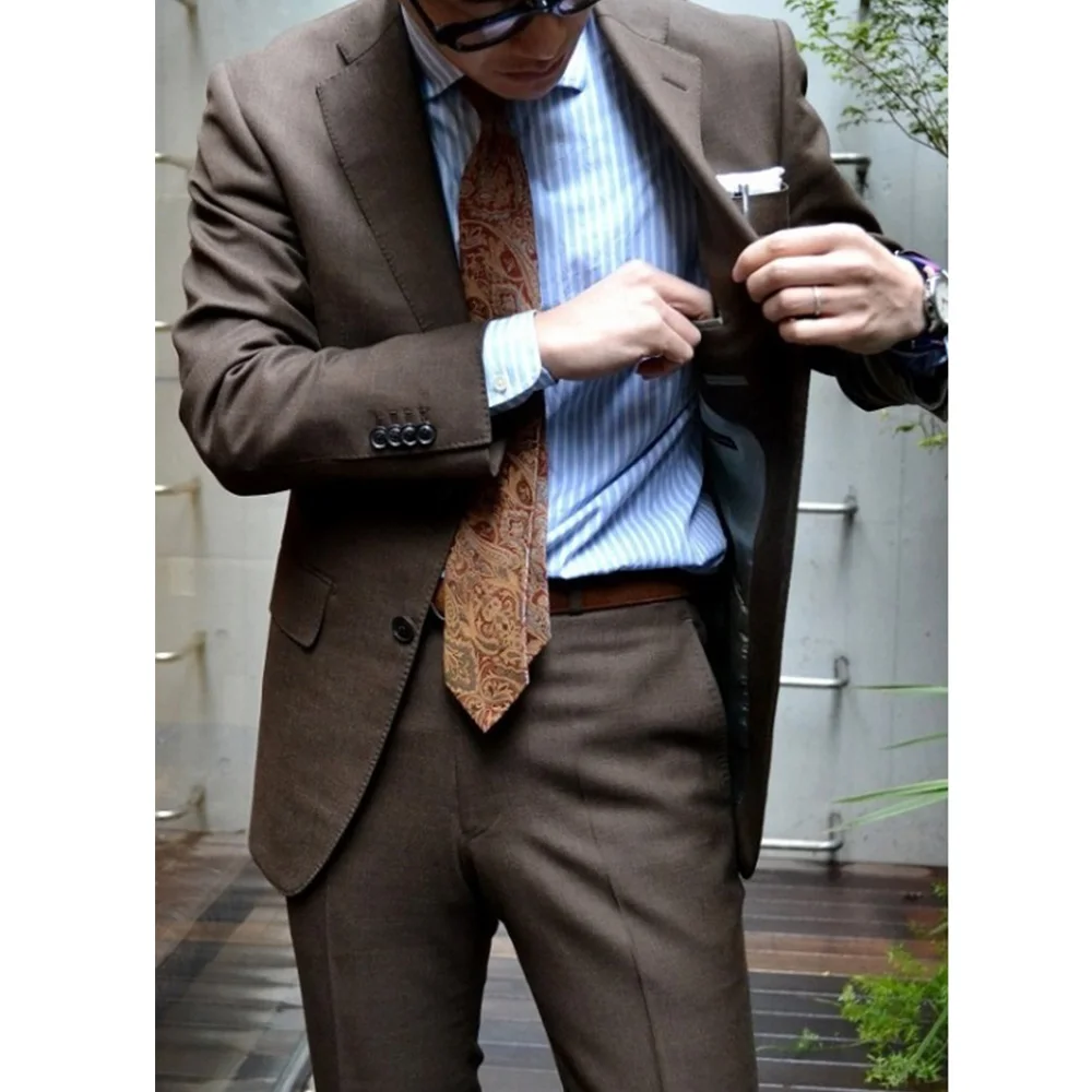 Men Suit 2 Piece Set Single Breasted Slim Fit Comfortable Business Suits Elegant Formal Blazer Pants Wedding Office Casual Fashi
Men Suit 2 Piece Set Single Breasted Slim Fit Comfortable Business Suits Elegant Formal Blazer Pants Wedding Office Casual Fashi