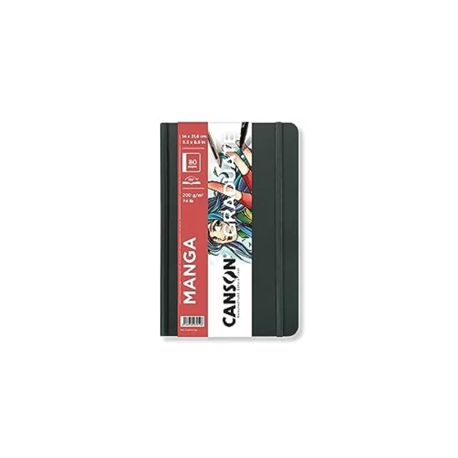 Graduate Manga Paper, Hard Cover Art Journal, Inch, 40 Sheets — Artist Paper for Illustration, Character Studies, Comics
Graduate Manga Paper, Hard Cover Art Journal, Inch, 40 Sheets — Artist Paper for Illustration, Character Studies, Comics