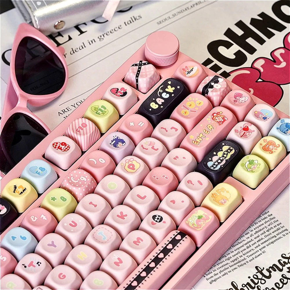 Guardian Sweetheart Keycap Girls Pink MOA Height For HI75 61 84 96 98 99 104 F87 And Other Wireless Keyboards
Guardian Sweetheart Keycap Girls Pink MOA Height For HI75 61 84 96 98 99 104 F87 And Other Wireless Keyboards