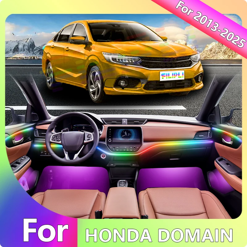 FILIPLI For 2014 For The Honda Domain Ambient Light Car Gadgets Decorations Accessories 64 Colors Car Decoration Led App Remote
FILIPLI For 2014 For The Honda Domain Ambient Light Car Gadgets Decorations Accessories 64 Colors Car Decoration Led App Remote