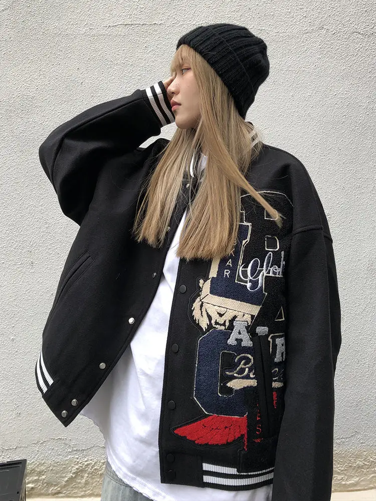 New style embroidered letters baseball uniform for autumn and winter for men and women Korean loose casual trendy jacket
New style embroidered letters baseball uniform for autumn and winter for men and women Korean loose casual trendy jacket