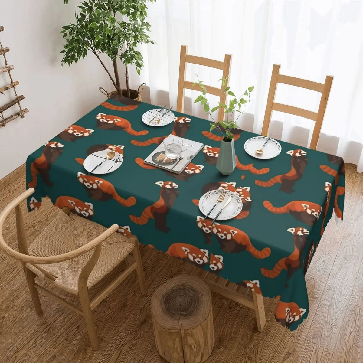 RED PANDA PATTERN Custom Rectangular Tablecloth Waterproof Table Cover for Festival Party Decorations Table Cloth
RED PANDA PATTERN Custom Rectangular Tablecloth Waterproof Table Cover for Festival Party Decorations Table Cloth