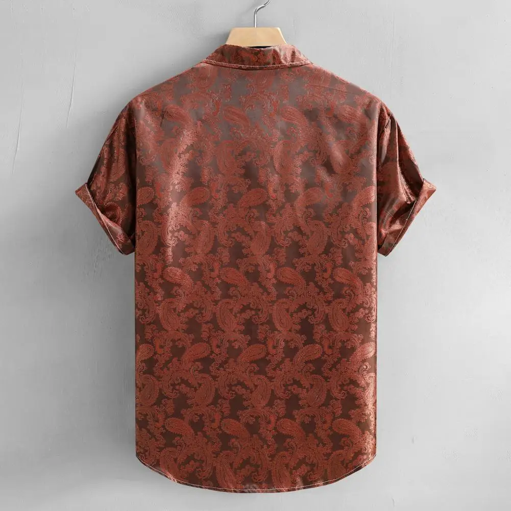Casual Shirt Stylish Men's Printed Shirt with Turn-down Collar Short Sleeves Button-down Design Loose Fit Mid Length for Daily
Casual Shirt Stylish Men's Printed Shirt with Turn-down Collar Short Sleeves Button-down Design Loose Fit Mid Length for Daily