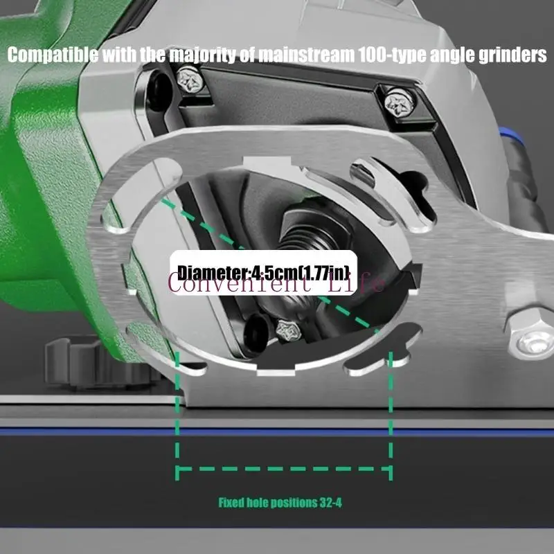 L1EE Professional Tile Cutter Attachments For 100-Type Grinders Metal Construction Adjustable Guide
L1EE Professional Tile Cutter Attachments For 100-Type Grinders Metal Construction Adjustable Guide