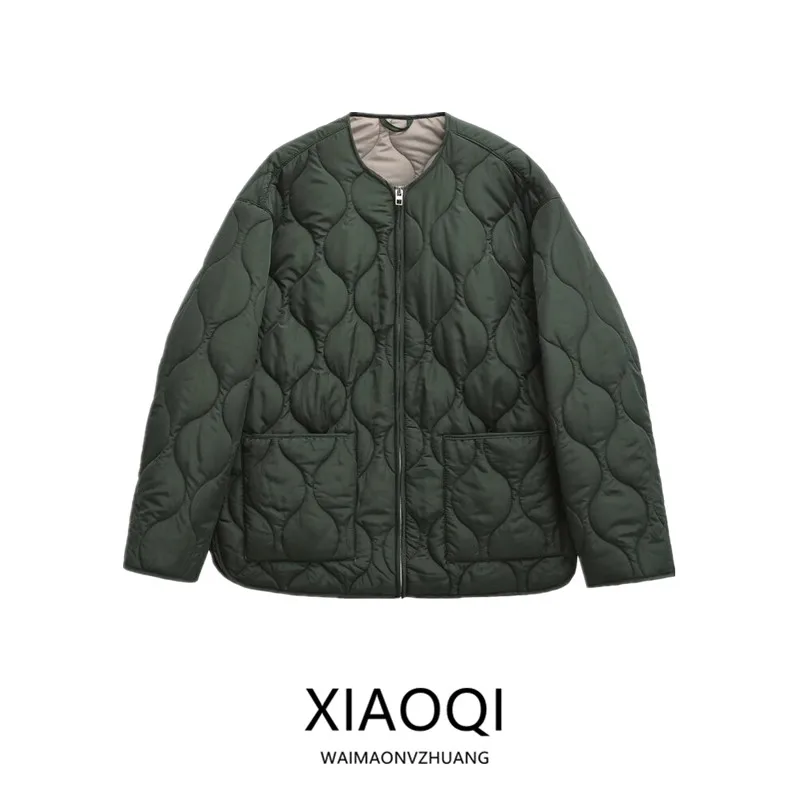 Autumn Winter New Women's Cotton Jaet Loose Long Sve Simple Versatile Outerwear Commute Sle Zipper Closure
Autumn Winter New Women's Cotton Jaet Loose Long Sve Simple Versatile Outerwear Commute Sle Zipper Closure