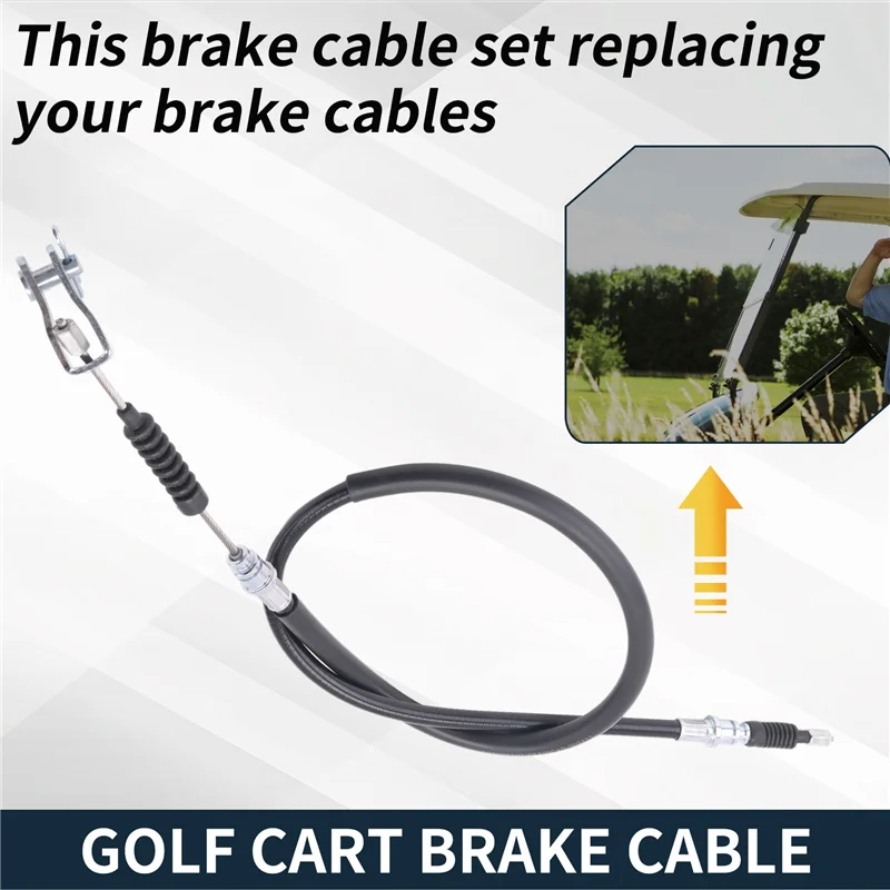 A040-1Pair Golf Cart Brake Cable(98Cm & 127Cm) For Club Car DS 2000-Up Gas Electric 102022101, 1020221-01, 1019907
A040-1Pair Golf Cart Brake Cable(98Cm & 127Cm) For Club Car DS 2000-Up Gas Electric 102022101, 1020221-01, 1019907