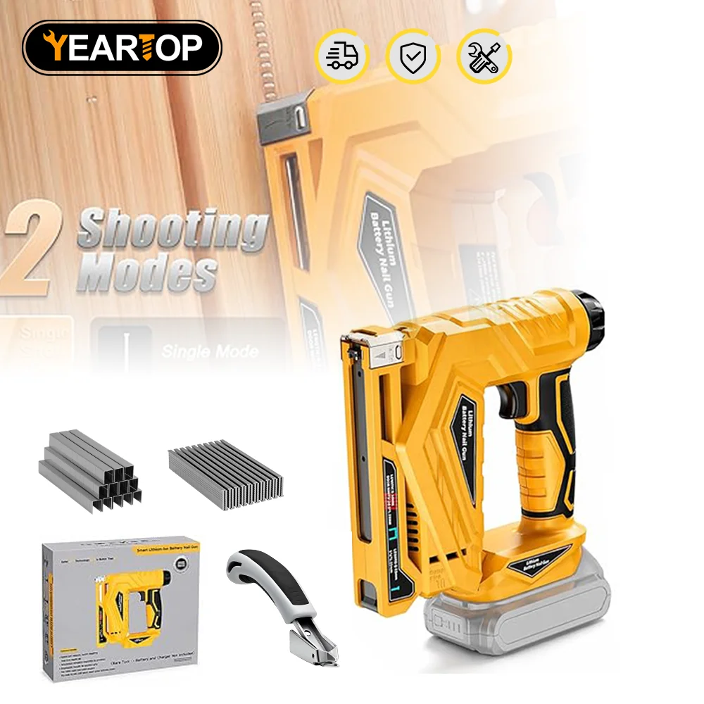 Mini Wireless Electric Nailer Stapler Gun 2 IN1 Multi-Function Framing Staple Nail Tacker Gun Power Tool For Dewalt 18V Battery
Mini Wireless Electric Nailer Stapler Gun 2 IN1 Multi-Function Framing Staple Nail Tacker Gun Power Tool For Dewalt 18V Battery