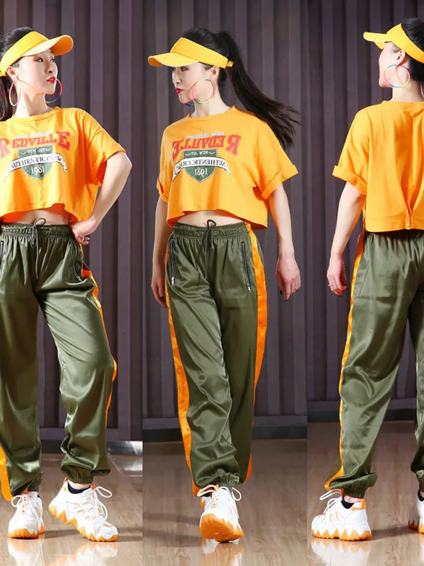 Casual Loose Thin Street Dance Fitn Jazz Dance Women's Outfit Square Dancing Set Ele Slimming Women's Summer Faion
Casual Loose Thin Street Dance Fitn Jazz Dance Women's Outfit Square Dancing Set Ele Slimming Women's Summer Faion