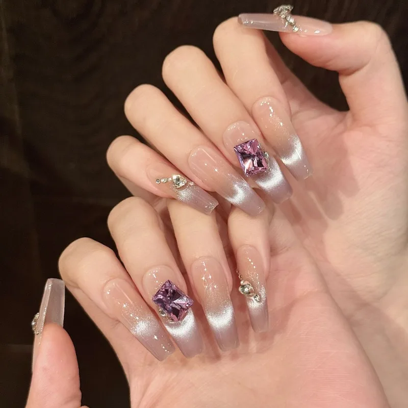 10pcs Handmade Self-adhesive False Nails French Cat Eye Nail Tips Acrylic Press on Nails Ready-made Artificial Glued Nails 2025
10pcs Handmade Self-adhesive False Nails French Cat Eye Nail Tips Acrylic Press on Nails Ready-made Artificial Glued Nails 2025