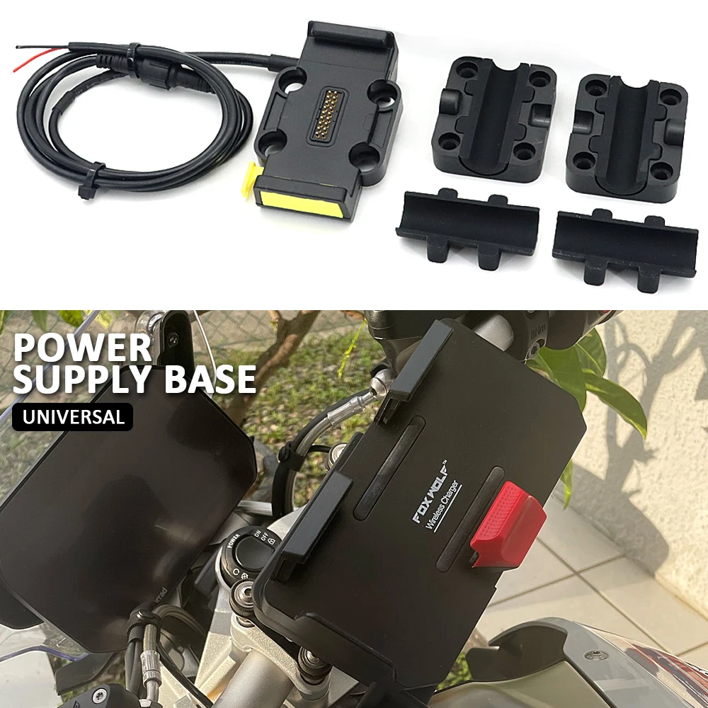 New For Honda Forza 750 350 Wireless charger Fast charge Mobile Phone Navigation Bracket 12mm 16mm 22mm Clip For BMW F900 R XR
New For Honda Forza 750 350 Wireless charger Fast charge Mobile Phone Navigation Bracket 12mm 16mm 22mm Clip For BMW F900 R XR