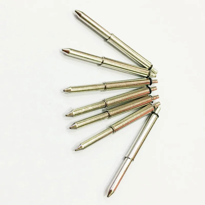 100PCS Test Probe Spear Tip Type Metal Spring Loaded to test lands, pads Silver
100PCS Test Probe Spear Tip Type Metal Spring Loaded to test lands, pads Silver