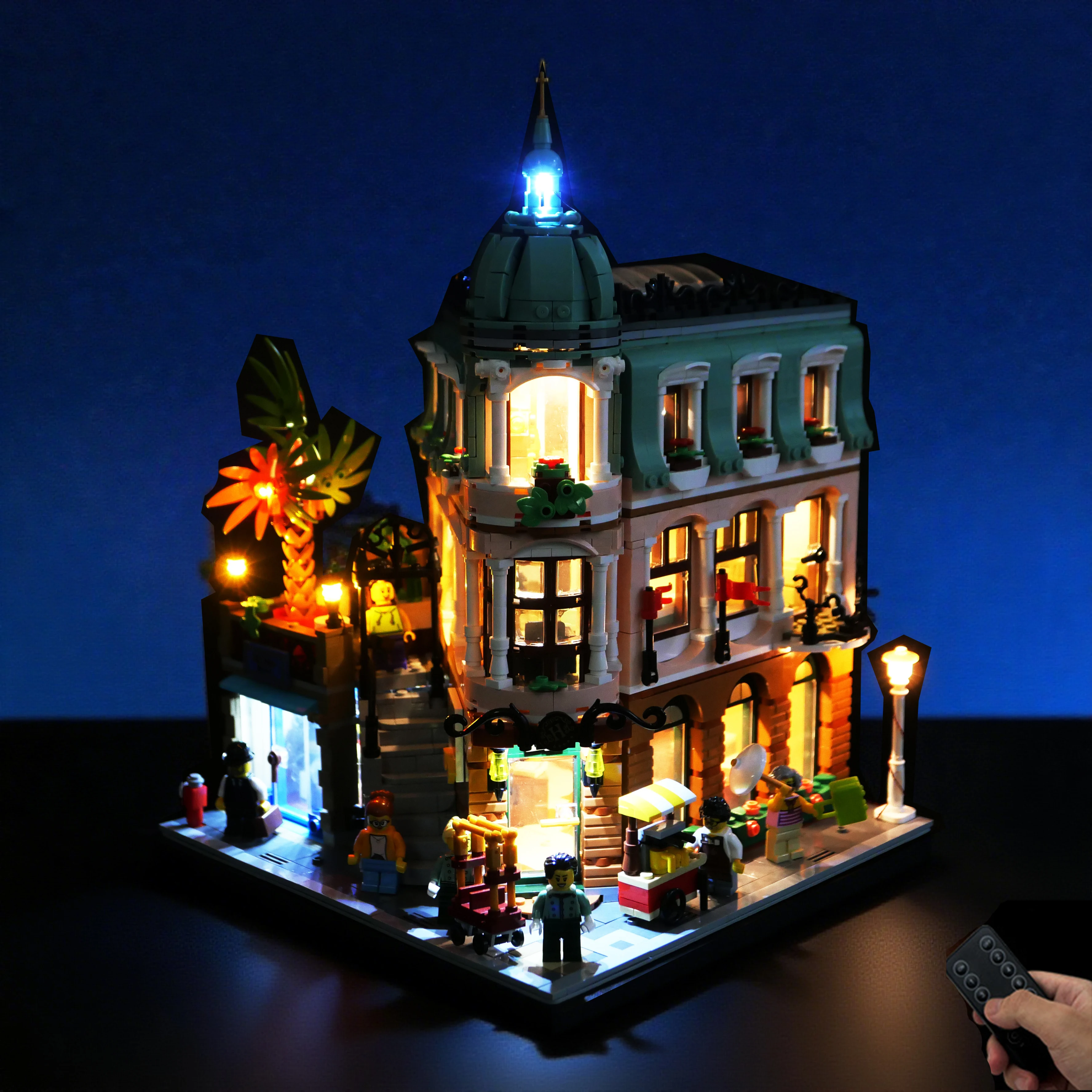 DIY LED Light Kit Corner Hotel Building LED Kit Remote Light Set for 10297 Cityscape Model (Lights Only)
DIY LED Light Kit Corner Hotel Building LED Kit Remote Light Set for 10297 Cityscape Model (Lights Only)