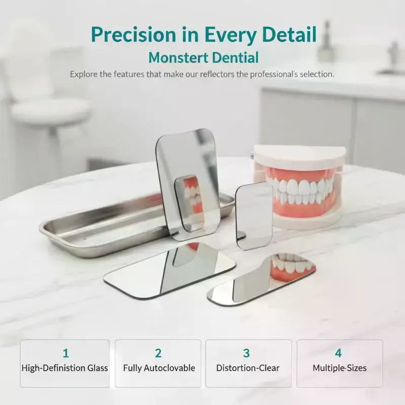 1/5 PCS Dental Intraoral Mirrors Autoclavable Photography Double Side Mirrors Glass Intra Oral Reflector Dental Instruments
1/5 PCS Dental Intraoral Mirrors Autoclavable Photography Double Side Mirrors Glass Intra Oral Reflector Dental Instruments