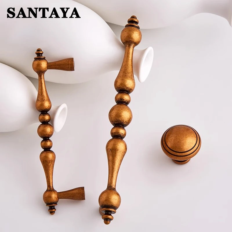 Antique Brass Furniture Handle Brass European Bronze Pulls Wardrobe Kitchen Cabinet Closet Dresser Drawer Knob
Antique Brass Furniture Handle Brass European Bronze Pulls Wardrobe Kitchen Cabinet Closet Dresser Drawer Knob