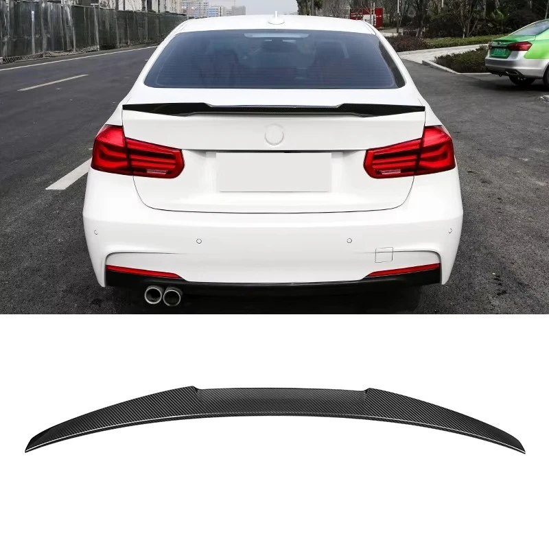 FOR 3 Series F30 F80 M3 2014+ M4 Style Dry Carbon Fiber Tail Wings Rear Spoiler
FOR 3 Series F30 F80 M3 2014+ M4 Style Dry Carbon Fiber Tail Wings Rear Spoiler