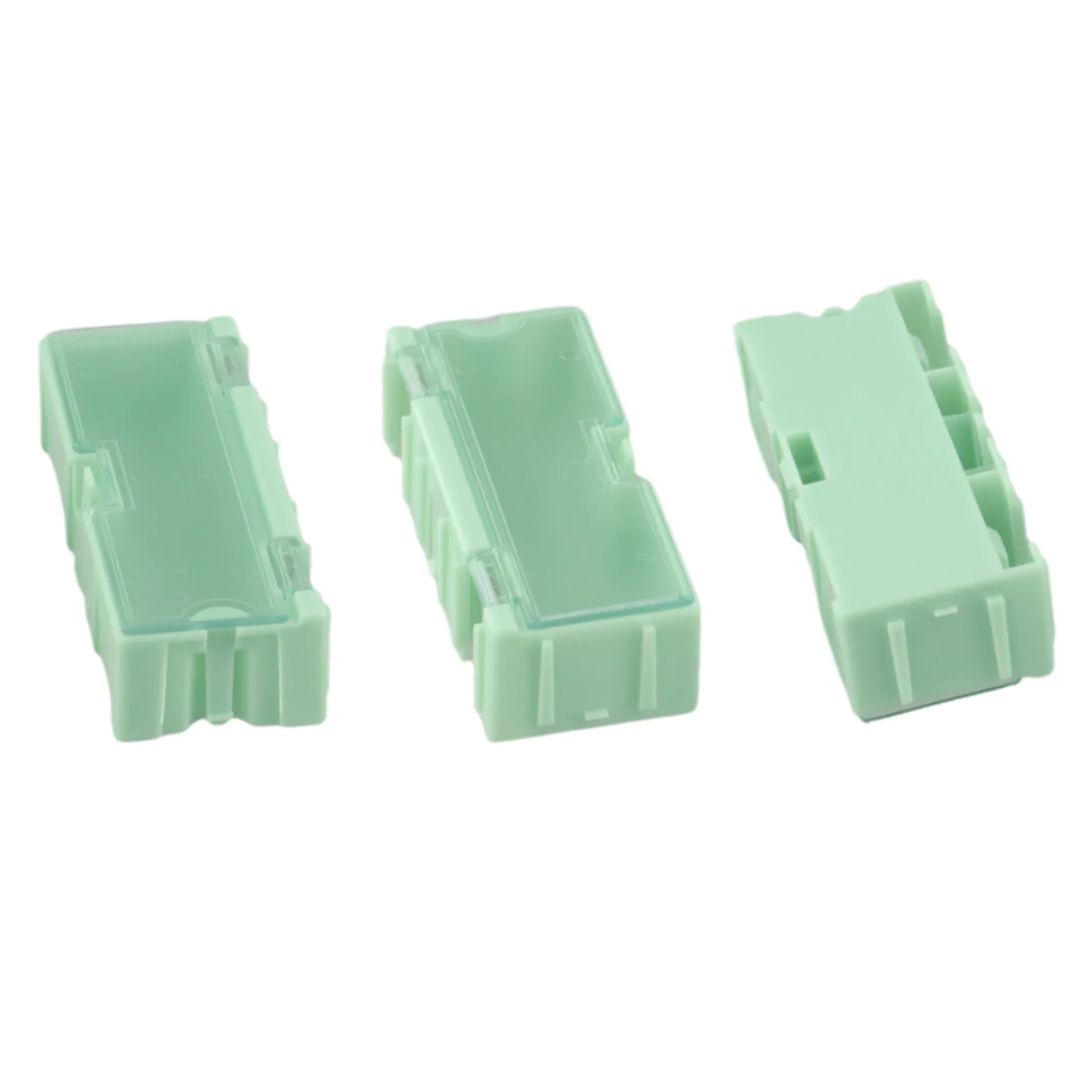 10PCS For SMD Electronic Organizer Box for ICs Chip Capacitors Resistors Screws Nuts Washers with 90-Degree Lid
10PCS For SMD Electronic Organizer Box for ICs Chip Capacitors Resistors Screws Nuts Washers with 90-Degree Lid