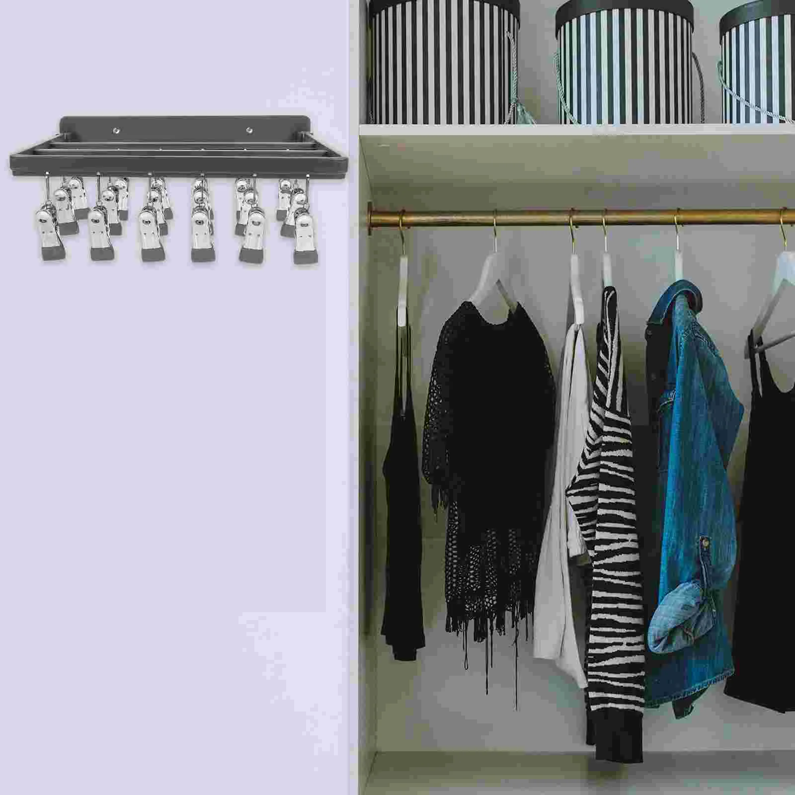 Drying Rack Socks Hanger Outdoor Hangers with Clips Hanging Aluminum Clothing Laundry
Drying Rack Socks Hanger Outdoor Hangers with Clips Hanging Aluminum Clothing Laundry