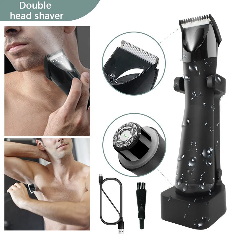 Men's Electric Groin Hair Shaver for Balls Epilator Male Pubic Hair Trimmer Hair Removal for Chest Armpit Body Razor Waterproof
Men's Electric Groin Hair Shaver for Balls Epilator Male Pubic Hair Trimmer Hair Removal for Chest Armpit Body Razor Waterproof
