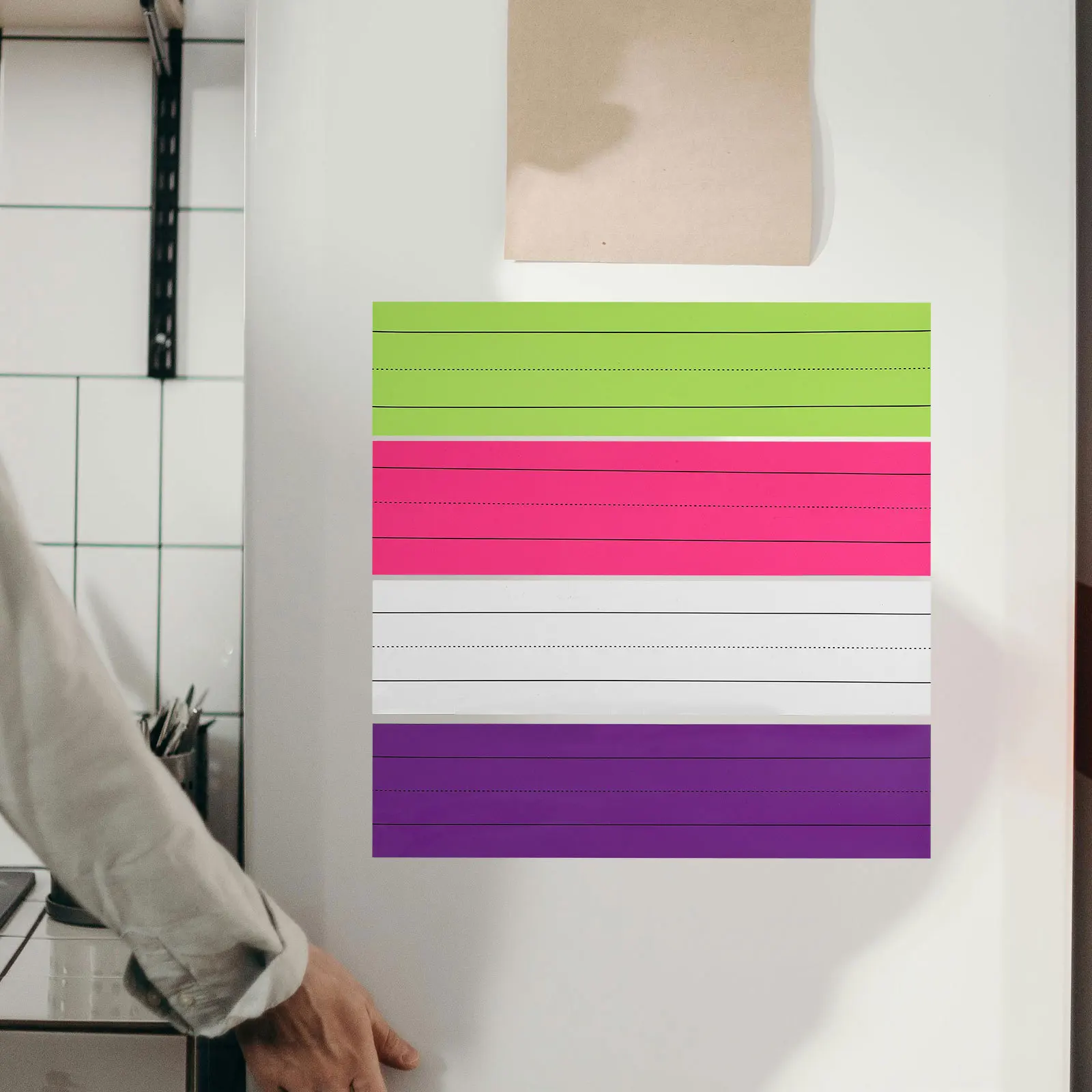 4Pcs Large Reusable Magnetic Sentence Strips for Teachers Dry Erase Whiteboard Magnets Ample Writing Space Message Stickers
4Pcs Large Reusable Magnetic Sentence Strips for Teachers Dry Erase Whiteboard Magnets Ample Writing Space Message Stickers