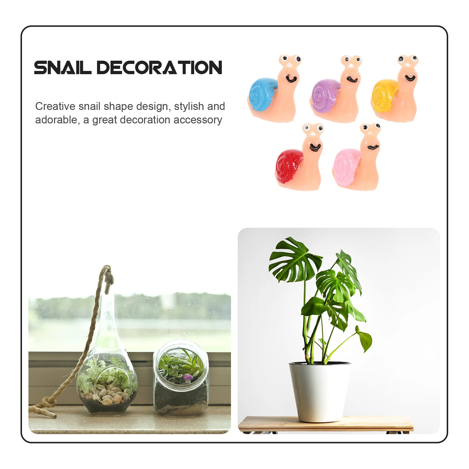 20Pcs Moss Micro Landscape Snail Shape Mini Resin Ornament Garden Decoration for Yard Bonsai Home Scene Micro Landscape Ornament
20Pcs Moss Micro Landscape Snail Shape Mini Resin Ornament Garden Decoration for Yard Bonsai Home Scene Micro Landscape Ornament