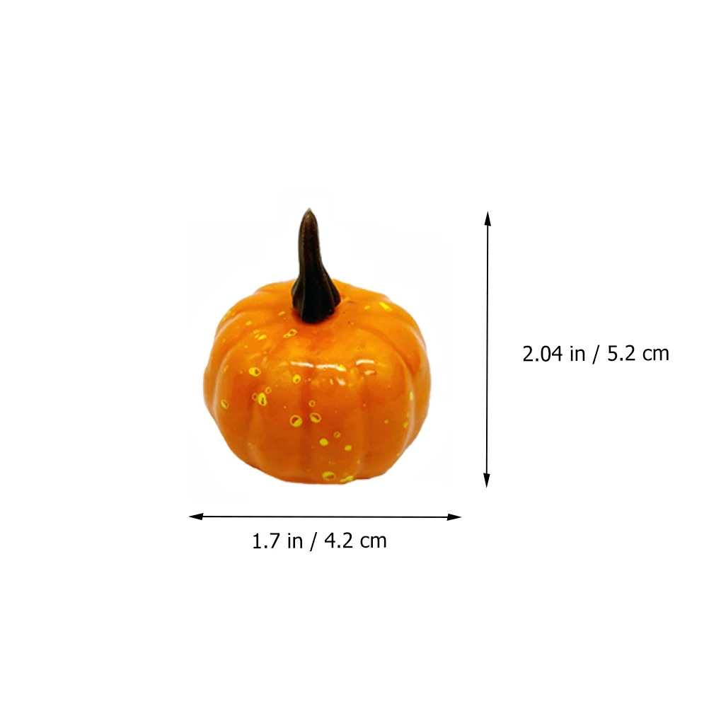 12pcs Mini Simulated Pumpkin Props Lifelike Decorative Pumpkins Halloween Party Festival Accessory Amusing Fun Vivid Details
12pcs Mini Simulated Pumpkin Props Lifelike Decorative Pumpkins Halloween Party Festival Accessory Amusing Fun Vivid Details