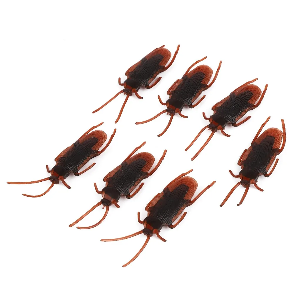 100Pcs Durable Soft Material Prank Realistic Lightweight Fake Cockroach Lifelike Gag April Fools Day
100Pcs Durable Soft Material Prank Realistic Lightweight Fake Cockroach Lifelike Gag April Fools Day