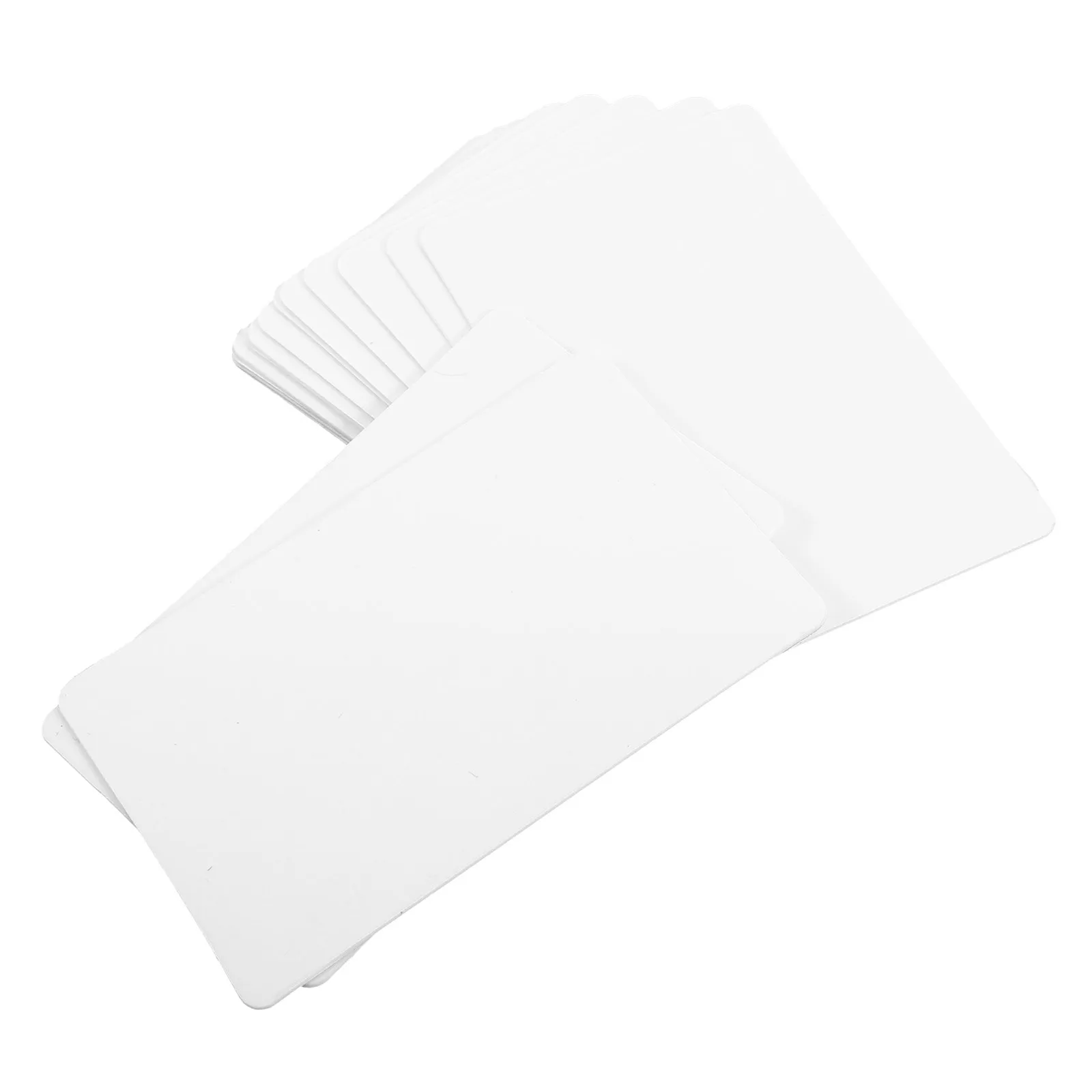 100Pcs Blank PVC Business Cards Dual-Side Plastic Tags DIY Paintable Craft Labels for Gifts Price Card Ornament
100Pcs Blank PVC Business Cards Dual-Side Plastic Tags DIY Paintable Craft Labels for Gifts Price Card Ornament