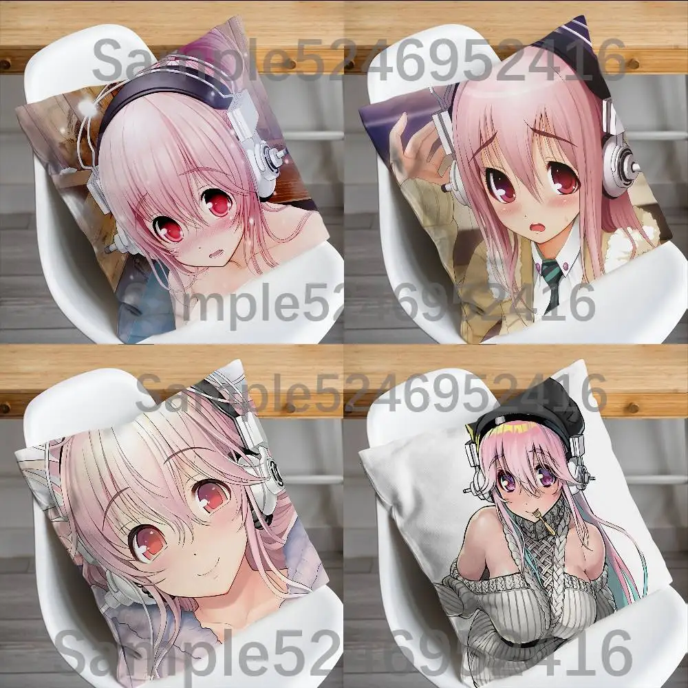 S-Super Anime Sonico Pillowcases Cute Funny Pillow Case For Wedding Party Home Decor Comfy Pillow Cover
S-Super Anime Sonico Pillowcases Cute Funny Pillow Case For Wedding Party Home Decor Comfy Pillow Cover