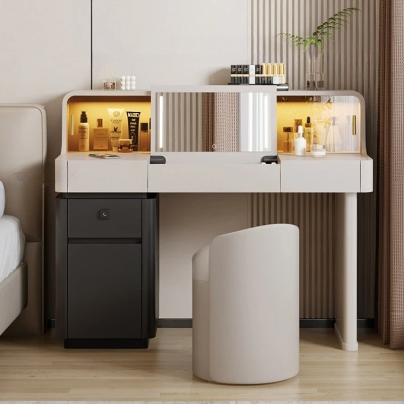 hidden mirror dressing table Italian minimalist large capacity Makeup vanity small apartment muebles de dormitorio furniture
hidden mirror dressing table Italian minimalist large capacity Makeup vanity small apartment muebles de dormitorio furniture