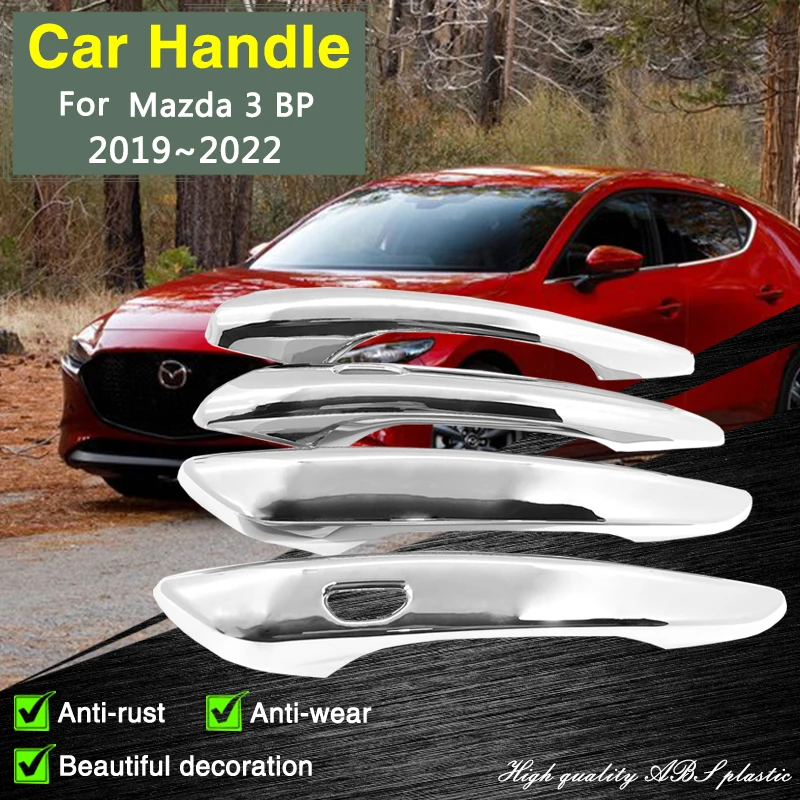 for Mazda 3 4th Gen BP 2019 2020 2021 2022 Chrome Smart Door Handle Cover Car Styling Decor Accessories Protective Film Stickers
for Mazda 3 4th Gen BP 2019 2020 2021 2022 Chrome Smart Door Handle Cover Car Styling Decor Accessories Protective Film Stickers