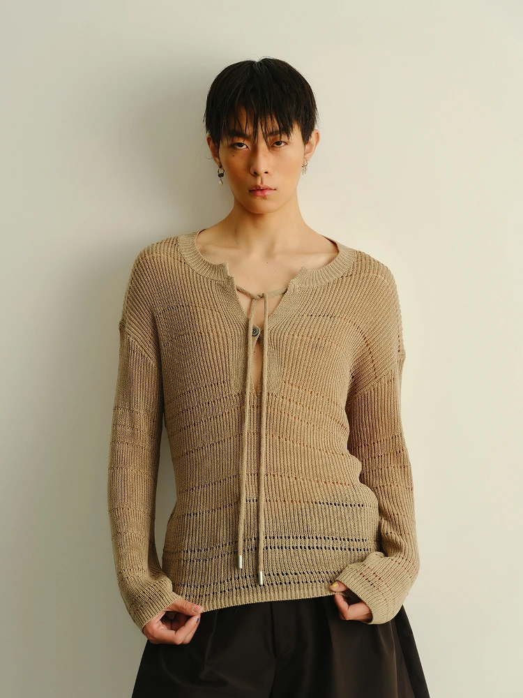 KADAKADA Original Design Deep V Neck Sexy Hollow out Loose Breathable Attention Grabbing Knitted Sweater for Youth Casual Fas...
KADAKADA Original Design Deep V Neck Sexy Hollow out Loose Breathable Attention Grabbing Knitted Sweater for Youth Casual Fas...