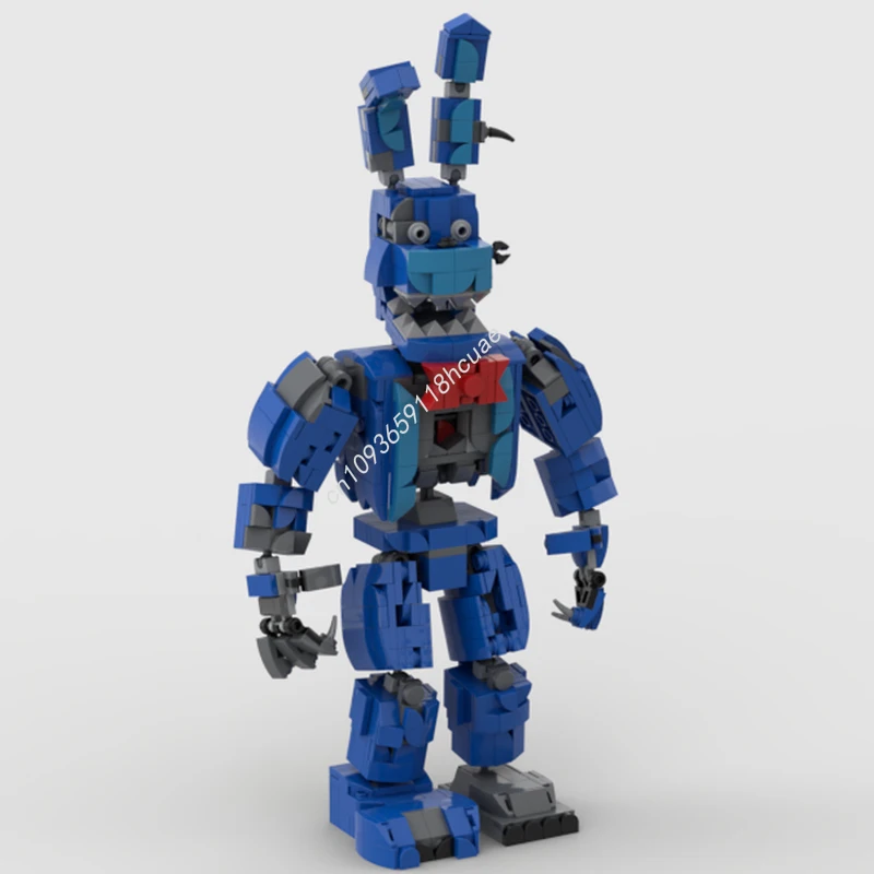 774 шт. MOC Nightmare Bonnie FNAFes 4 строительные блоки Рождественский подарок ручной работы «сделай сам» идеально подходит для творческих взрослых Подарок с архитектурой
774 шт. MOC Nightmare Bonnie FNAFes 4 строительные блоки Рождественский подарок ручной работы «сделай сам» идеально подходит для творческих взрослых Подарок с архитектурой