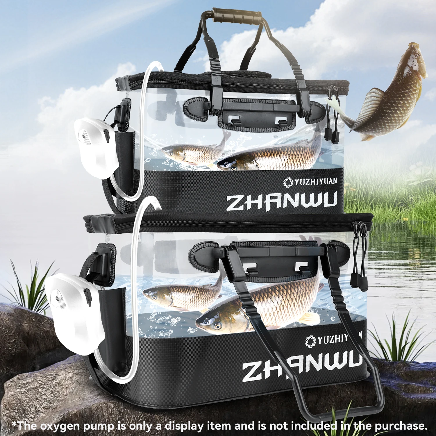 Portable Fishing Bucket | Bait Bucket Foldable Fishing Tackle Bucket with Lid & Compartments Durable Lightweight
Portable Fishing Bucket | Bait Bucket Foldable Fishing Tackle Bucket with Lid & Compartments Durable Lightweight