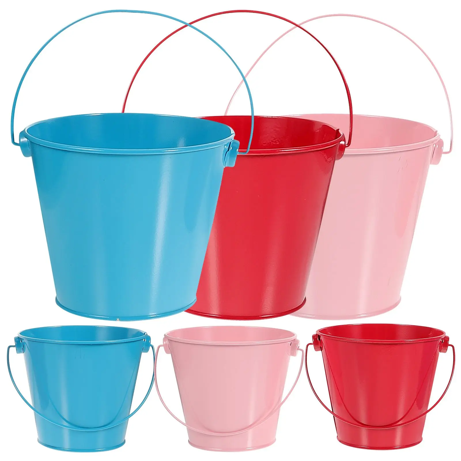 6pcs Bright Color Iron Hanging Buckets Flower Pots Balcony Garden Wall Metal Containers Outdoor Gardening
6pcs Bright Color Iron Hanging Buckets Flower Pots Balcony Garden Wall Metal Containers Outdoor Gardening