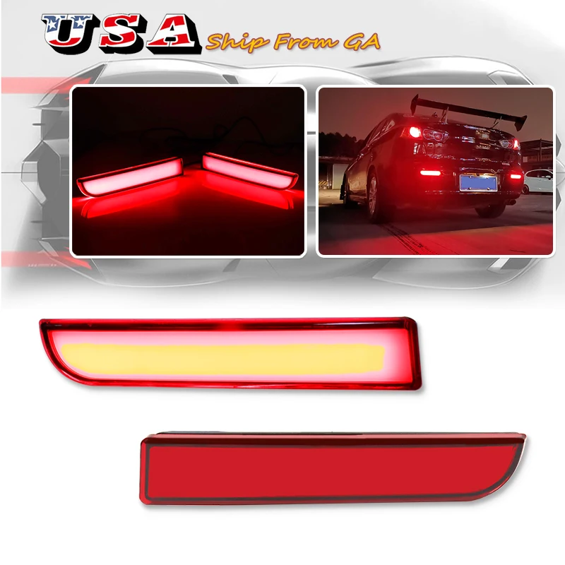 2Pcs For Mitsubishi Lancer EVO 2008-2017 Evolution X CZ4A Outlander Sport RVR ASX LED Rear Bumper Reflector Tail Brake Light
2Pcs For Mitsubishi Lancer EVO 2008-2017 Evolution X CZ4A Outlander Sport RVR ASX LED Rear Bumper Reflector Tail Brake Light