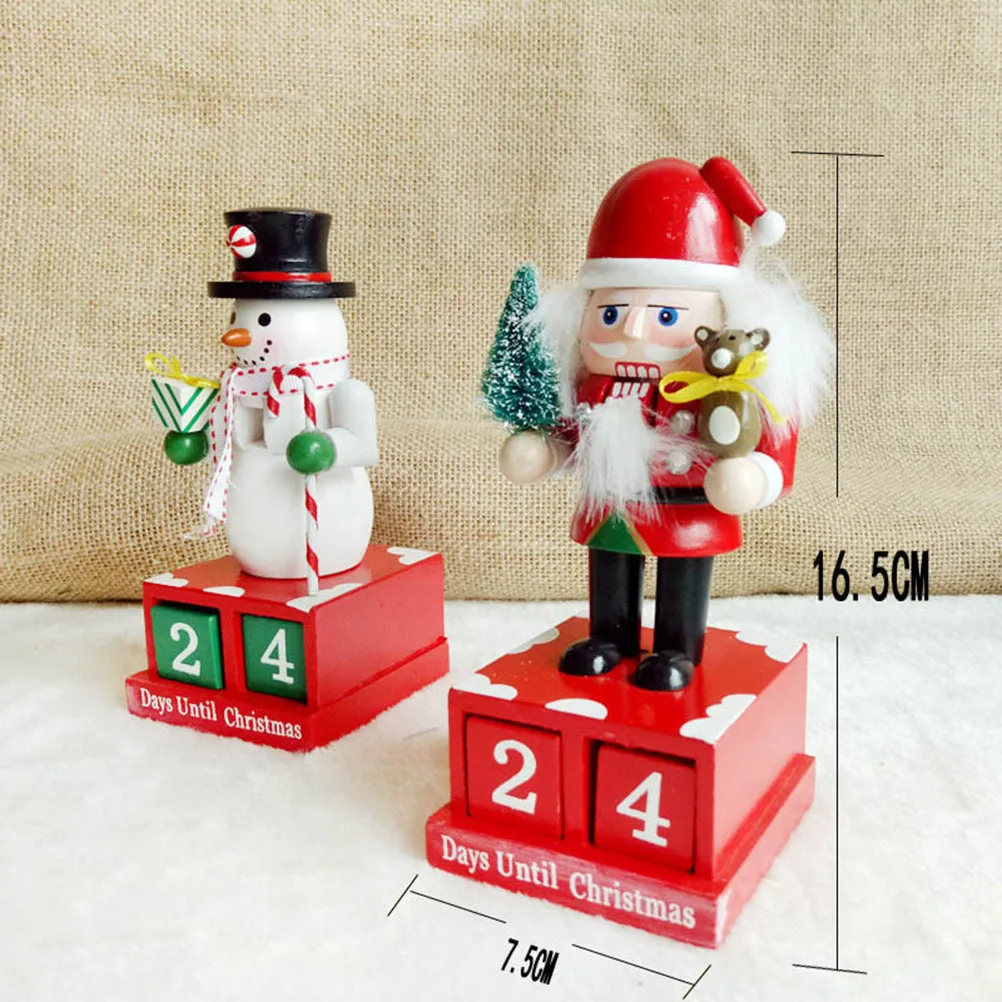 Wooden Calendar Desk Decor Reusable For Home Office Christmas Gift Christmas Advent Calendar Party Decoration
Wooden Calendar Desk Decor Reusable For Home Office Christmas Gift Christmas Advent Calendar Party Decoration