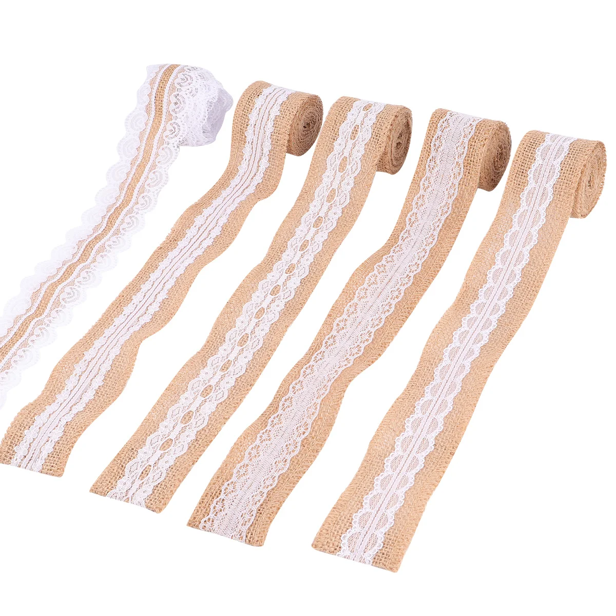 5 Roll Burlap DIY Lace Ribbon Wedding Decoration Home Accessories Craft Linen Ribbon Retro Durable Beautiful Color Lasting
5 Roll Burlap DIY Lace Ribbon Wedding Decoration Home Accessories Craft Linen Ribbon Retro Durable Beautiful Color Lasting