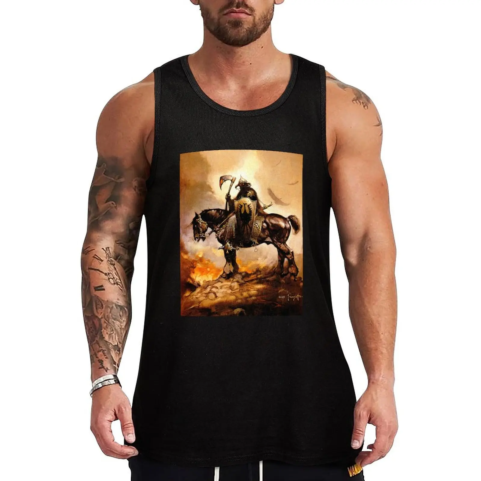 Frank Frazetta - Death Dealer Tank Top Anti Odor Tank Top Moisture Wicking Workout Shirt
Frank Frazetta - Death Dealer Tank Top Anti Odor Tank Top Moisture Wicking Workout Shirt