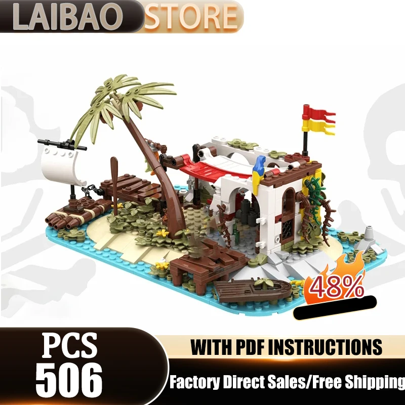 Pirates Model Moc Building Bricks The Hiding Place on the Island Model Building Technology Modular Blocks Construstion Toy Gifts
Pirates Model Moc Building Bricks The Hiding Place on the Island Model Building Technology Modular Blocks Construstion Toy Gifts