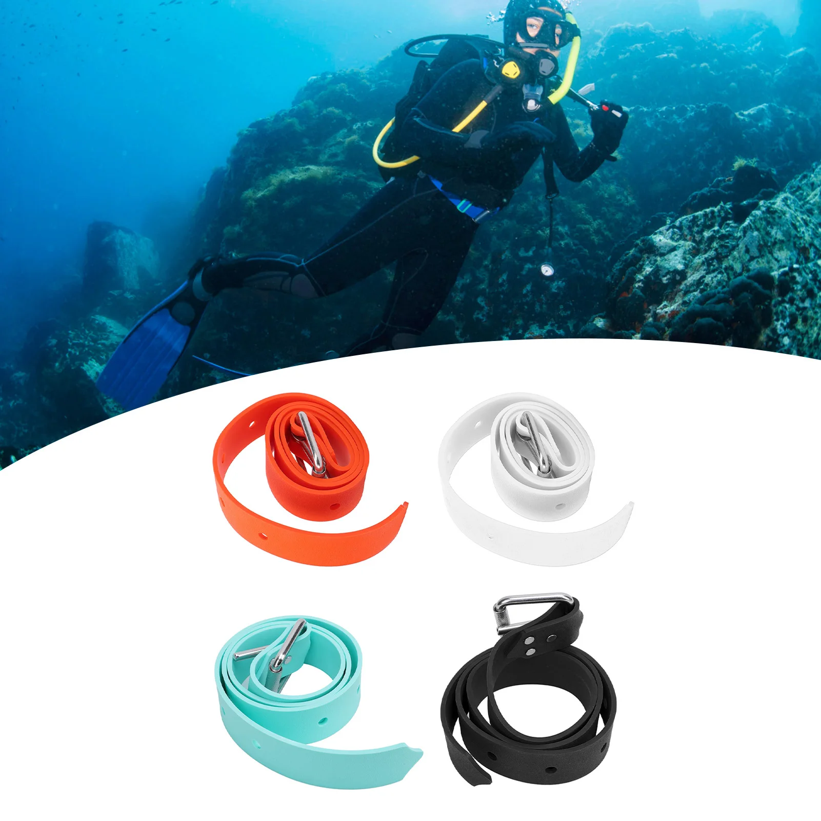 Dive Weight Belt 316 Stainless Steel Buckle Dive Weights Belt Anti Slip Roller Quick Release Adjustable for Freediving
Dive Weight Belt 316 Stainless Steel Buckle Dive Weights Belt Anti Slip Roller Quick Release Adjustable for Freediving