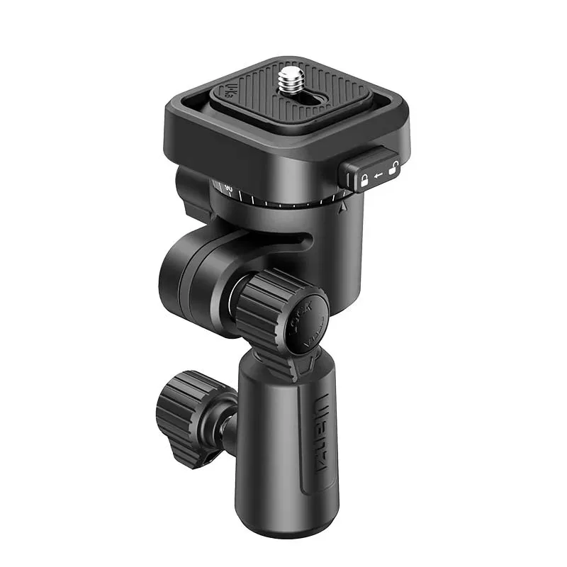Ulanzi TH02 Inverted Ball Head | 5.5lbs Quick Release for Camera/Light with Universal Mount
Ulanzi TH02 Inverted Ball Head | 5.5lbs Quick Release for Camera/Light with Universal Mount