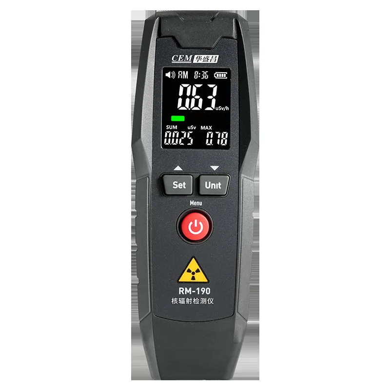 Household Food Seafood Portable Nuclear Radiation Detector Professional Geiger RM-190
Household Food Seafood Portable Nuclear Radiation Detector Professional Geiger RM-190