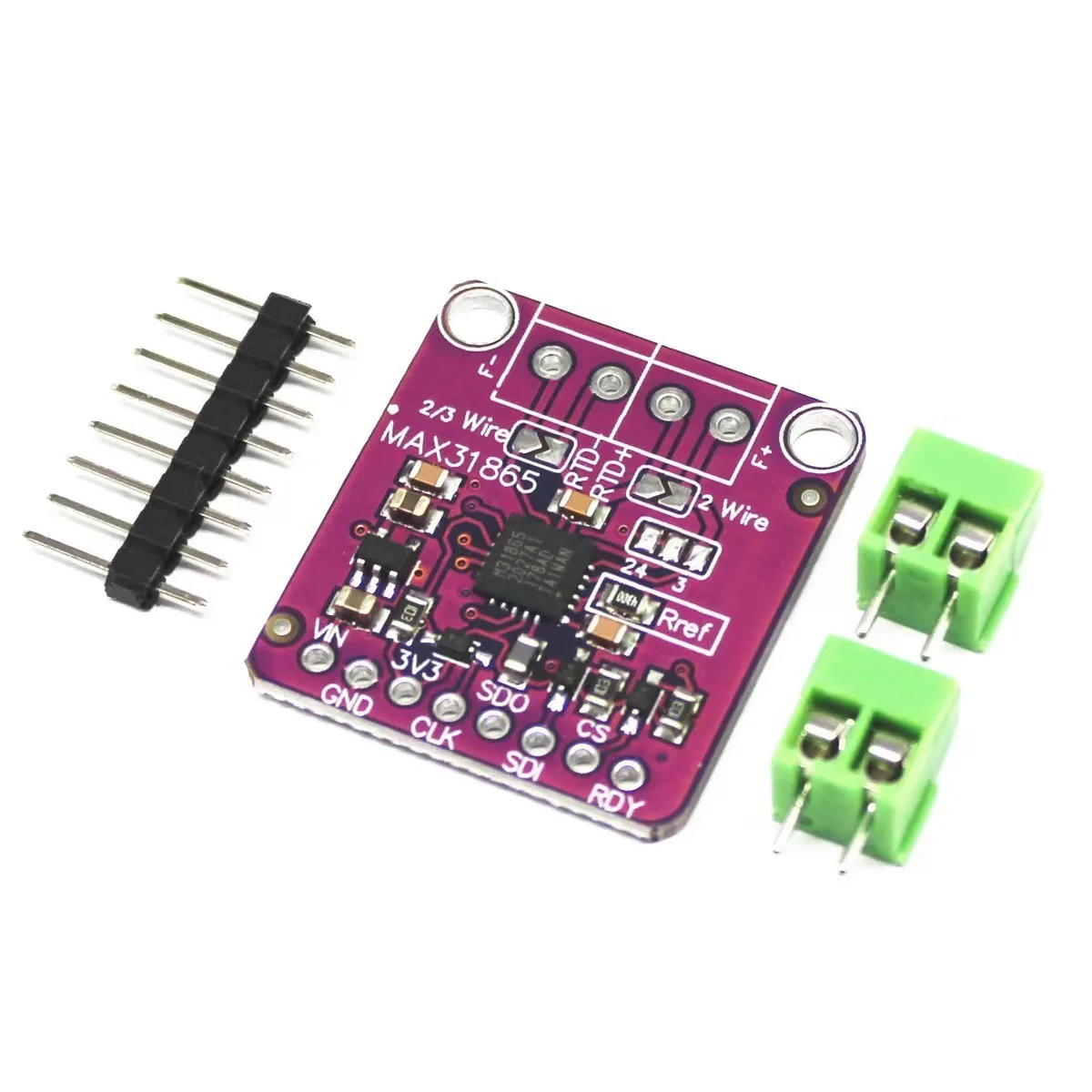 MAX31865 Platinum RTD Temperature Sensor Module PT100 PT1000 Converter for Arduino High Precision Data Acquisition
MAX31865 Platinum RTD Temperature Sensor Module PT100 PT1000 Converter for Arduino High Precision Data Acquisition