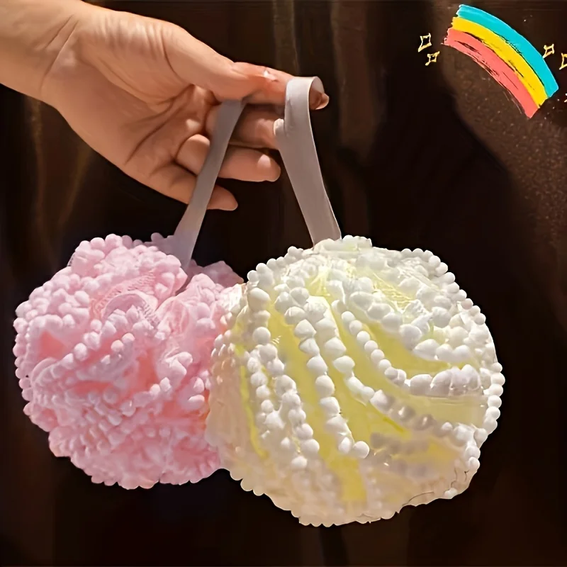 7-Piece Set of Lace Bath Balls in Random Colors, Large Bath Flower Balls, New Style, Durable, Super Soft, High-End Bath Balls, Foaming Net for Bathing, Essential for Home Bathroom Use
7-Piece Set of Lace Bath Balls in Random Colors, Large Bath Flower Balls, New Style, Durable, Super Soft, High-End Bath Balls, Foaming Net for Bathing, Essential for Home Bathroom Use