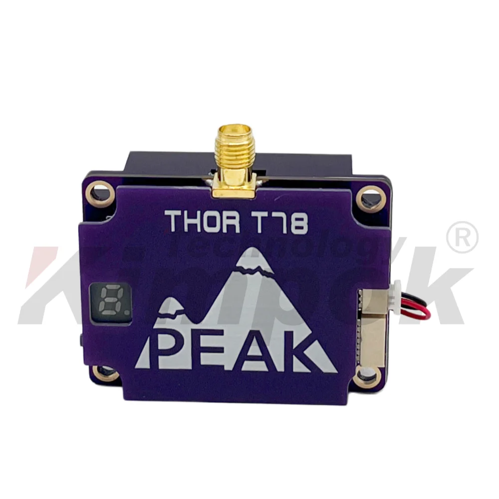 PEAK THOR T78 5.8G/7.2G-8ГГц 3Вт Декодер видеопередачи - с интеллектуальным аудио и встроенным охлаждающим вентилятором (14В-28В)
PEAK THOR T78 5.8G/7.2G-8ГГц 3Вт Декодер видеопередачи - с интеллектуальным аудио и встроенным охлаждающим вентилятором (14В-28В)
