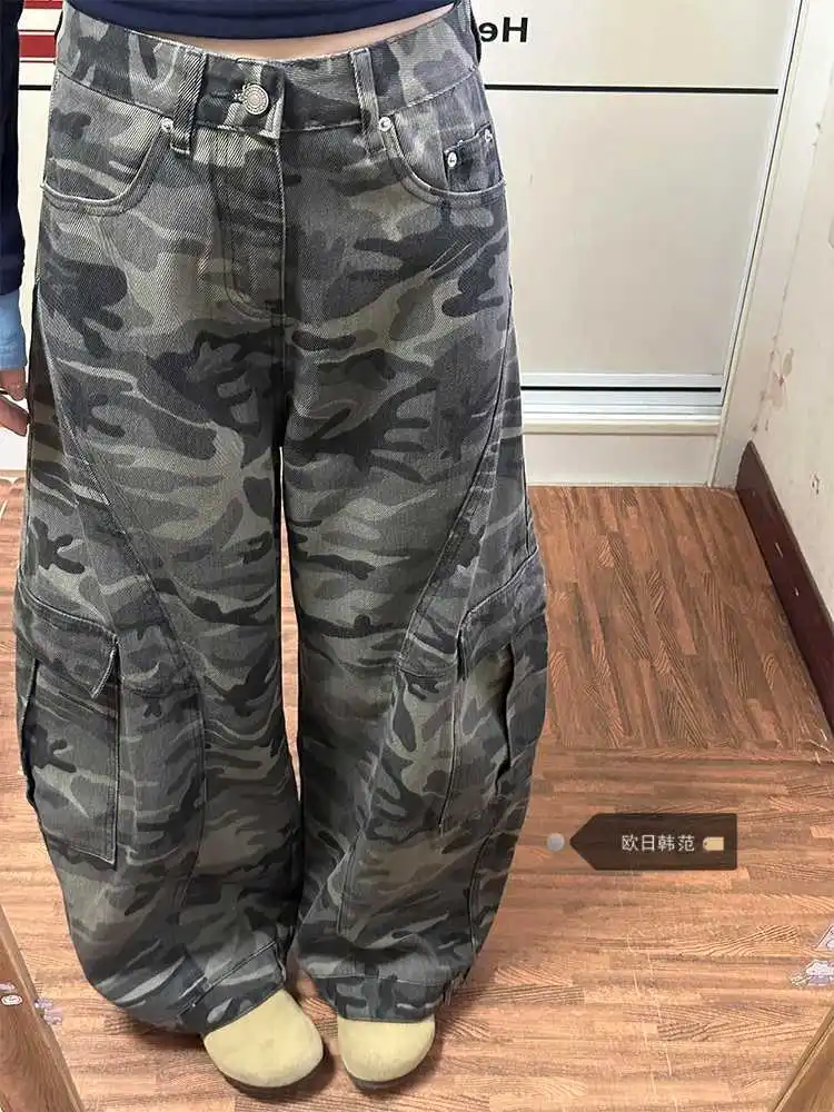 Женские мешковатые джинсы в стиле Харадзюку, камуфляжные джинсовые брюки-карго, широкие брюки в американском стиле ретро Y2K, Harajuku, мужская ковбойская уличная одежда
Женские мешковатые джинсы в стиле Харадзюку, камуфляжные джинсовые брюки-карго, широкие брюки в американском стиле ретро Y2K, Harajuku, мужская ковбойская уличная одежда
