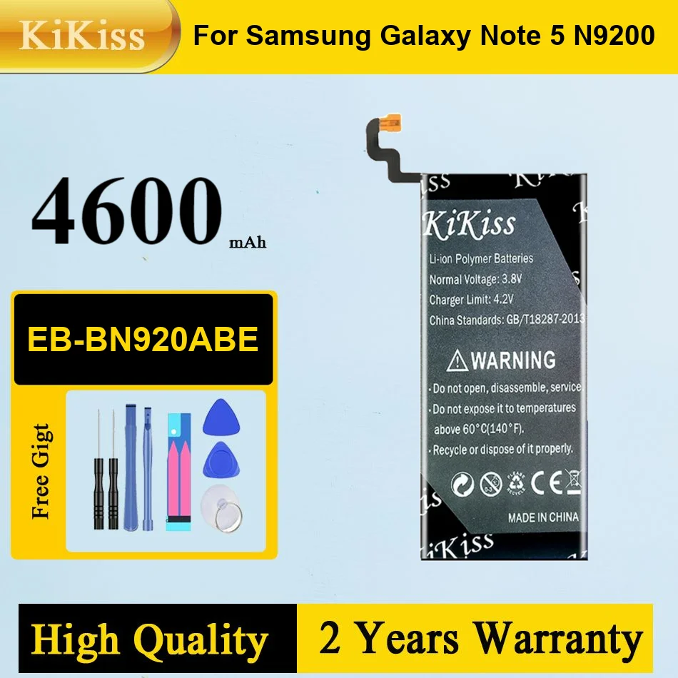 EB-BN920ABE 4600 мАч аккумулятор мобильного телефона для Samsung Galaxy Note 5 N9200 N920T N920C N920P SM-N9208
EB-BN920ABE 4600 мАч аккумулятор мобильного телефона для Samsung Galaxy Note 5 N9200 N920T N920C N920P SM-N9208