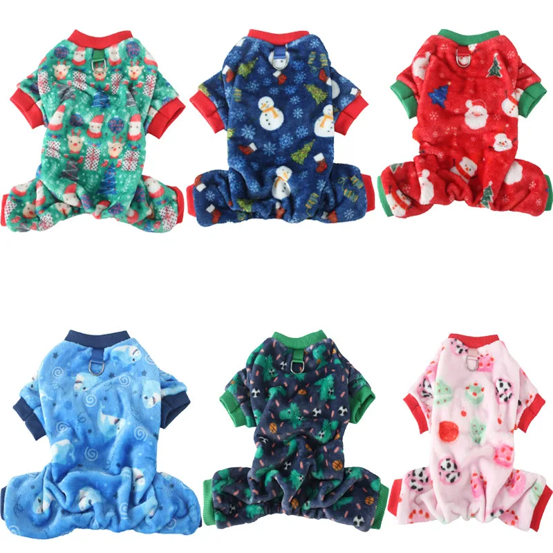 Print Dog Clothes Winter Christmas Costume For Dogs Fleece Overalls Bodysuit Puppy Jumpsuit Pajamas For Small Dogs Poodle Pug XS
Print Dog Clothes Winter Christmas Costume For Dogs Fleece Overalls Bodysuit Puppy Jumpsuit Pajamas For Small Dogs Poodle Pug XS
