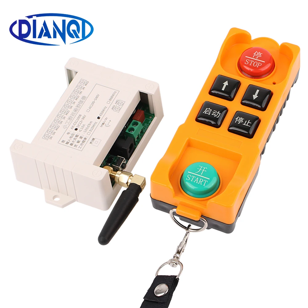 4CH Wireless Industrial Remote Control LED Light Switch Relay Output Radio RF Waterproof Transmitter Receiver DC12V24V36V AC220V
4CH Wireless Industrial Remote Control LED Light Switch Relay Output Radio RF Waterproof Transmitter Receiver DC12V24V36V AC220V